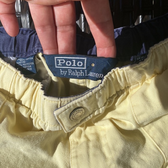 Hot boy summer Polo by Ralph Lauren yellow mens size small yellow shorts - Picture 5 of 6